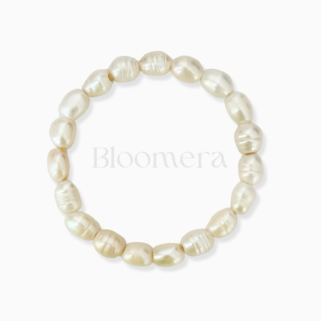 Natural Freshwater Pearl Flexible Bracelet