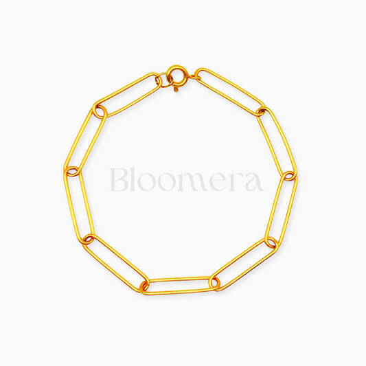 Gold Link Chain Bracelet